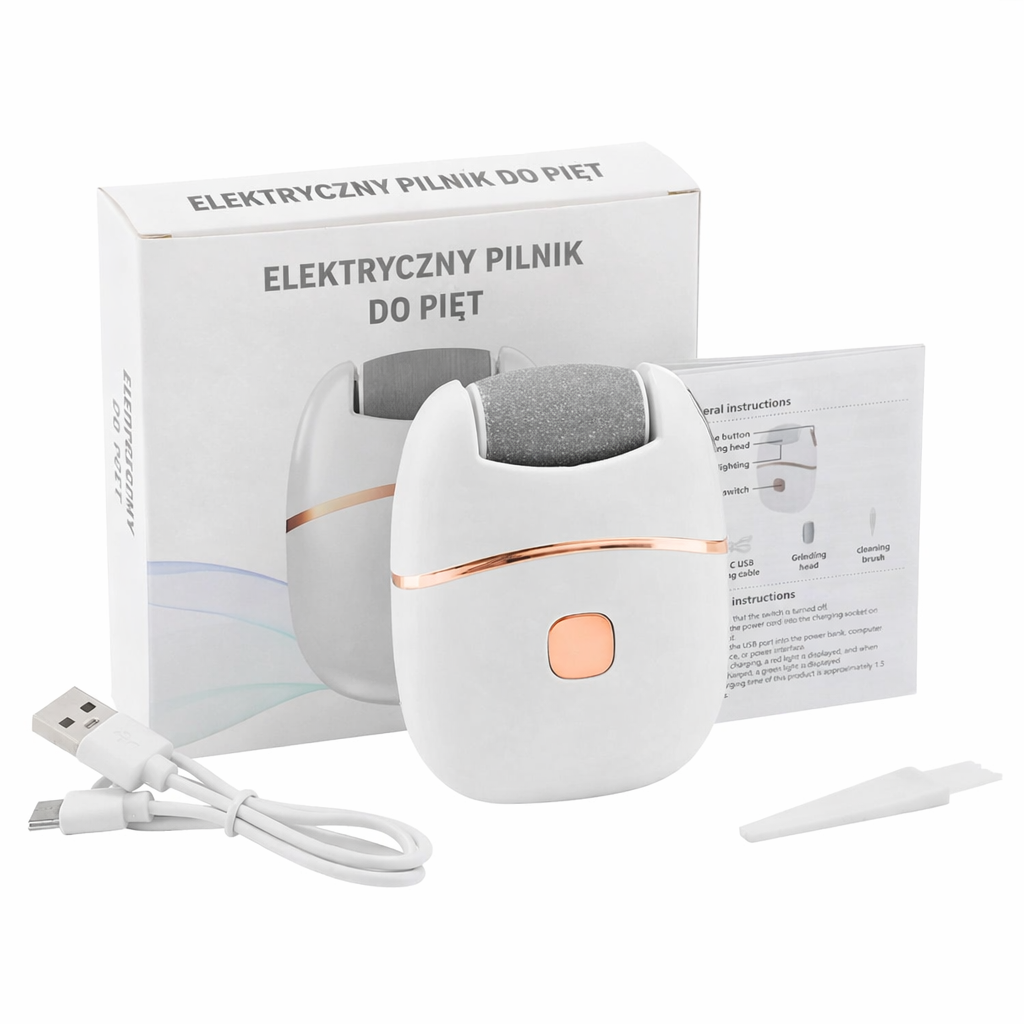 Elektryczny pilnik do pięt – domowy pedicure w 5 minut